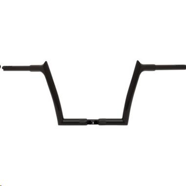 Fat Baggers, Inc. - Fat Baggers, Inc. 1-1/4in. EZ Install Pointed Top Handlebars - Gloss Black - 906010-B