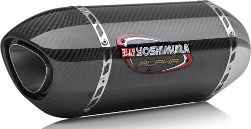 Yoshimura - Yoshimura Alpha T Street Series Slip-On - Carbon Fiber Muffler - 11670BM221