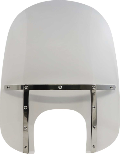 Memphis Shades - Memphis Shades Memphis Fats Windshield (Big Headlight Cutout) - 19in. - Clear - MEM6920