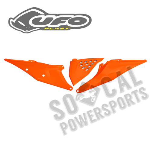 UFO Plastics - UFO Plastics Vented Side Panels - 98-20 KTM Orange - KT05004-127