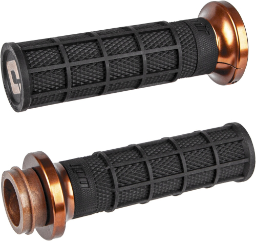 ODI - ODI Lock On Grips for Throttle by Wire - Black/Bronze - V31HTW-BZ-Z
