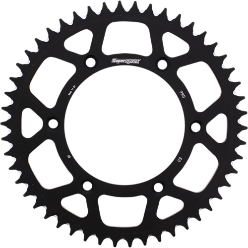 Supersprox - Supersprox Aluminum Rear Sprocket - 50T - RAL-990-50-BLK