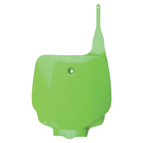 UFO Plastics - UFO Plastics Front Number Plate - 05-12 KX Green - KA03712-026