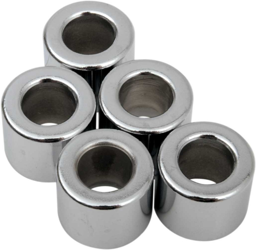 Drag Specialties - Drag Specialties Chrome Steel Spacers - 5/16in. x 1/2in. - MPB510
