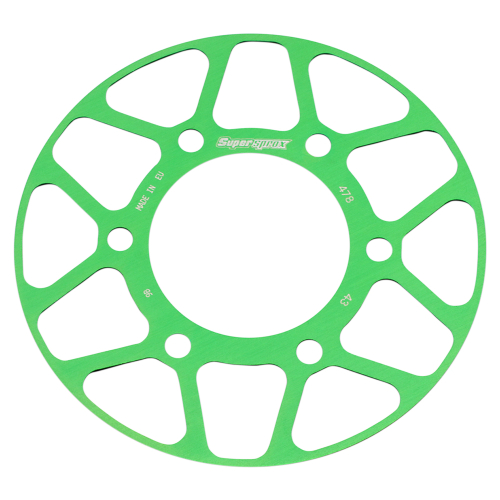 Supersprox - Supersprox Edge Disc Insert - 43T Rear Sprocket - Green - RACD-478-43-GRN