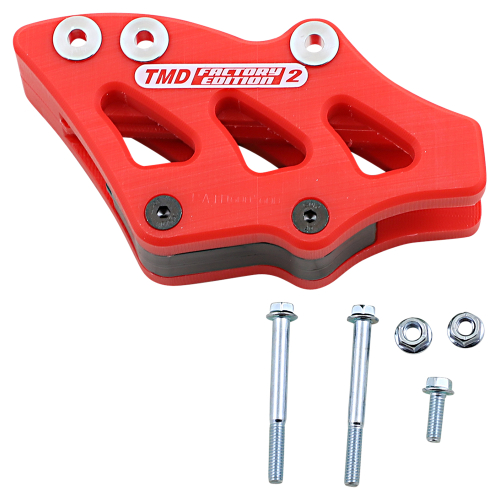 T.M. Designworks - T.M. Designworks Factory Edition 2 Rear Chain Guide - Red - RCG-CR4-RD