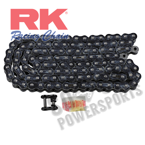 RK - RK 520 Max-Z Chain - 120 Links - Black/Chrome - 520MAXZ-120-BC