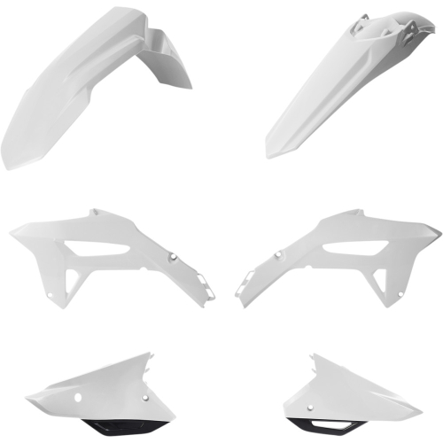 Acerbis - Acerbis Plastic Kit - White/Black - 2858911035