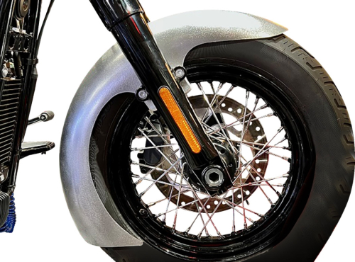 Paul Yaffe Originals - Paul Yaffe Originals Thicky Front Fender for 16in.-19in. Wheels with Satin Adapters - THICK-OEM-M8ST-S