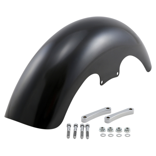 Klock Werks - Klock Werks Tire Hugger Series Thickster Front Fender with Mounting Blocks for 16in.-19in. Wheel - KWF-01-0110-2014