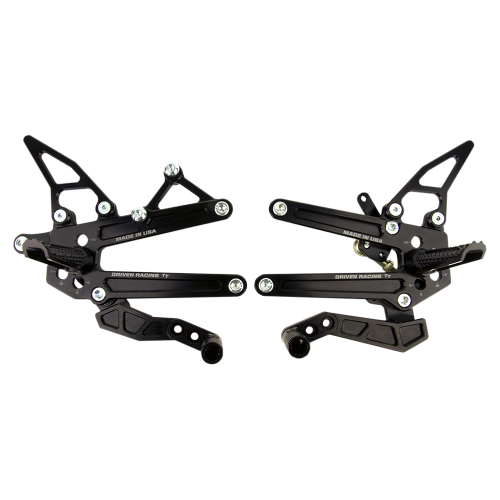 Driven Racing - Driven Racing TT Rearset - DRP-707-BK
