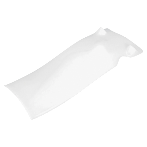 UFO Plastics - UFO Plastics Rear Shock Mud Plate - White - HO04608-280