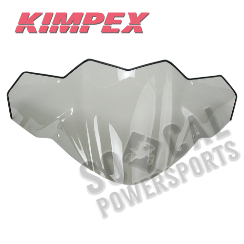 Kimpex - Kimpex Polycarbonate Windshield - Low - 14.7in. - Smoke - 274973