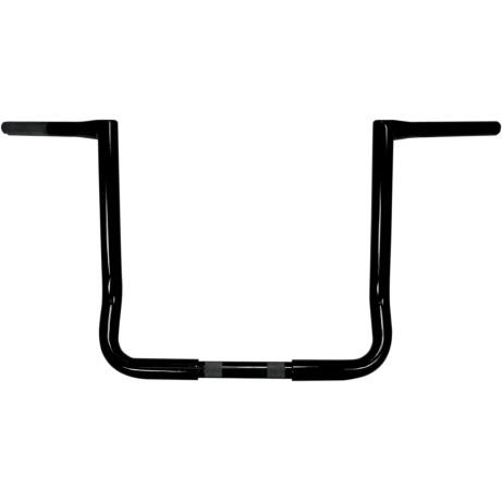 LA Choppers - LA Choppers 10in. Ape Hanger Handlebar Kit - Black - LA-7312KT1-61B