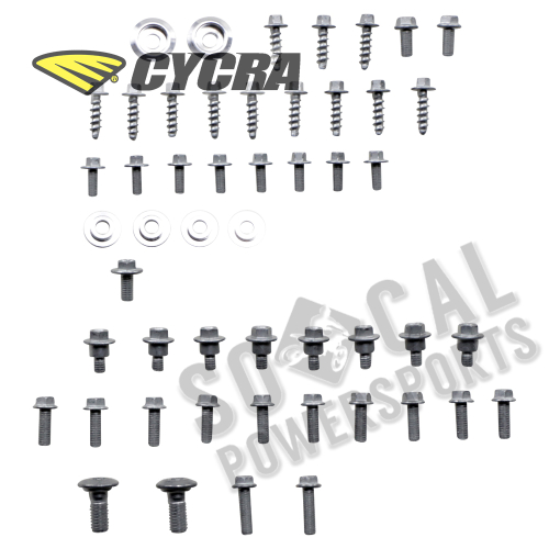 Cycra - Cycra Body Plastic Fastener Set - 1CYC-5003