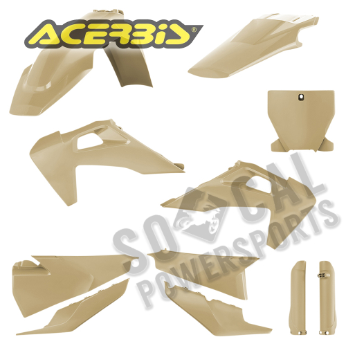 Acerbis - Acerbis Full Plastic Kit - Desert Eagle (Tan) - 2726550021