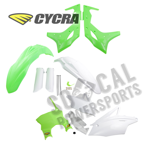Cycra - Cycra Powerflow Body Kit - Fluorescent Green - 1CYC-9319-72F