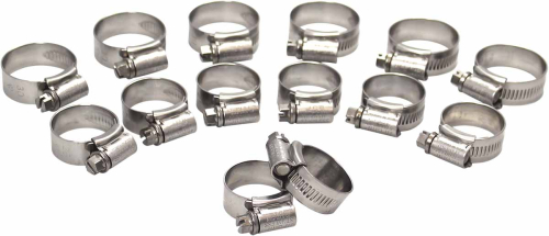 Moose Racing - Moose Racing Clamp Kit for OEM Fit Radiator Hose - 1902-0802