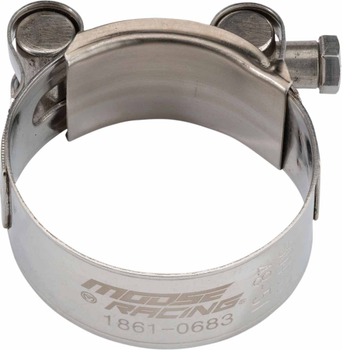 Moose Racing - Moose Racing Stainless Steel Exhaust Clamp - 1.94in.-2.12in. - 212-2763
