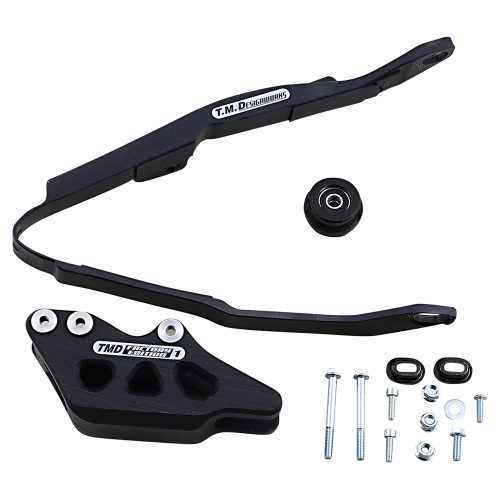 T.M. Designworks - T.M. Designworks Baja-Rally Chain Slide-N-Guide Kit - Black - HCP-H06-BK