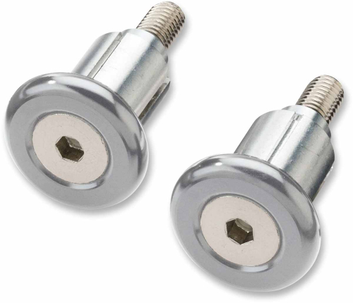Moose Racing - Moose Racing Bar End Set - Silver - 1BEC0661-PSPM