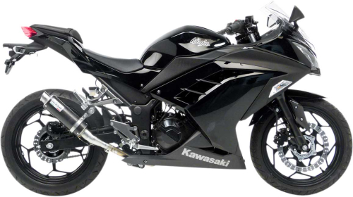 Leo Vince - Leo Vince GP Corsa Slip-On - Carbon Fiber Muffler - Stainless End Cap - 3293U