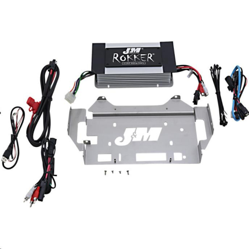 J&M - J&M Rokker 800W 4-Channel Programmable Amp Kits - JAMP-800HC14SGP