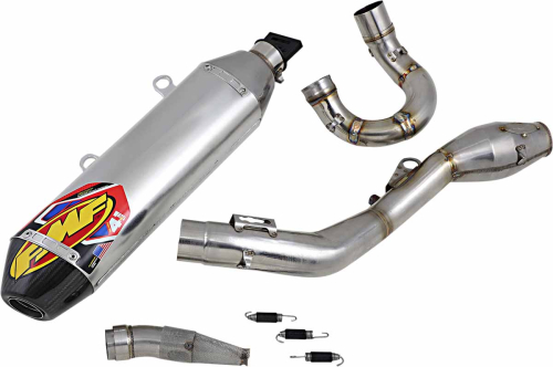 FMF Racing - FMF Racing Factory 4.1 RCT Full System - Stainless Steel/Aluminum Muffler - Carbon Fiber End Cap - 045649