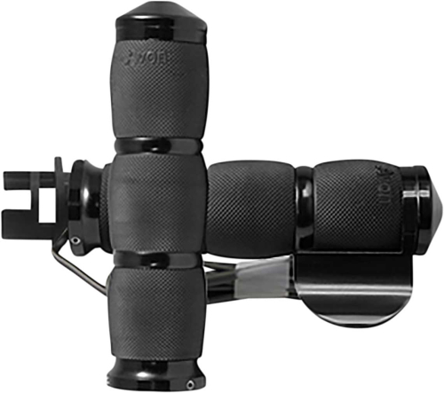 Avon Grips - Avon Grips Air Cushioned Heated Grips with Throttle Boss - Black Anoidized - MT-IN-AIR-90ABH