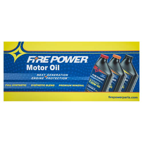 Fire Power - Fire Power Oil Display  - Fire Power Oil Sign - FIRE POWER OIL SIGN