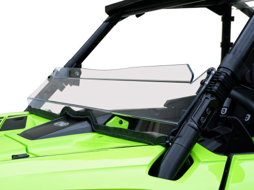 Spike Powersports - Spike Powersports Half Windscreen - Clear - 77-2850