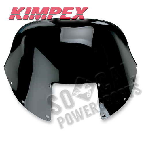 Kimpex - Kimpex Polycarbonate Windshield - Low - 13.5in. - Black - 06-135-10