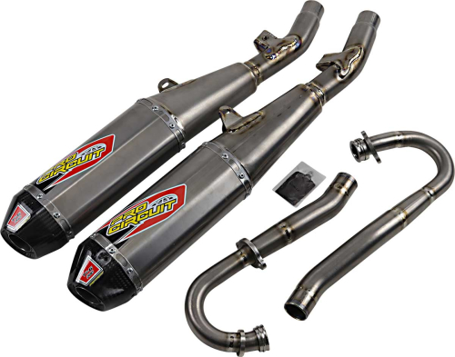 Pro Circuit - Pro Circuit Ti-6 Pro Dual Full Exhaust System - 0312025FP2