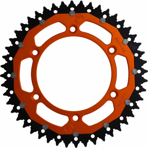 Moose Racing - Moose Racing Dual Rear Sprockets - Orange - 48T - 1210-897-48-14X