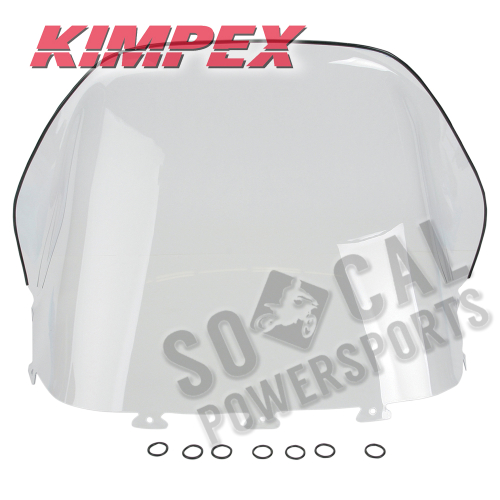 Kimpex - Kimpex Polycarbonate Windshield - High - 18.5in. - Clear - 06-708