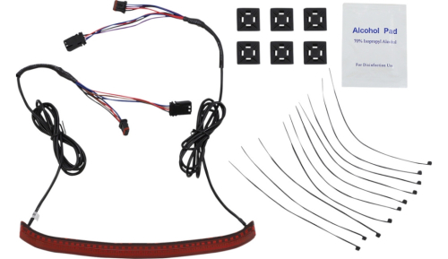 Custom Dynamics - Custom Dynamics Integrated LED Taillight with Turn Signals - Red - CD-FATBOY-R