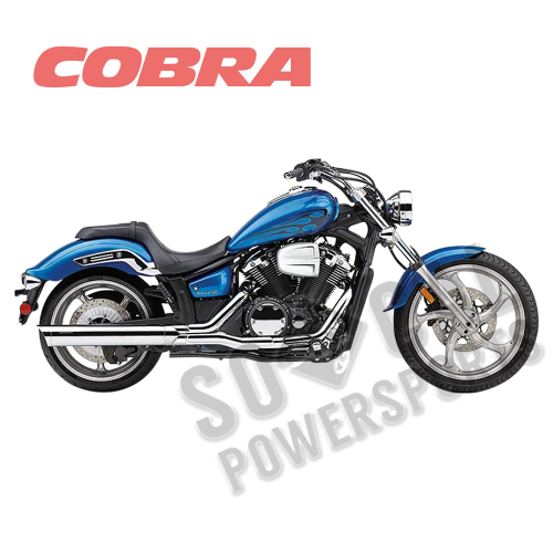 Cobra - Cobra 4in. Slip-On - Chrome - 2270