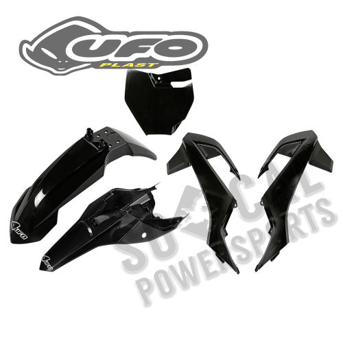 UFO Plastics - UFO Plastics Complete Body Kit - Black - KTKIT526-001