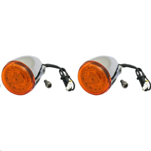 Custom Dynamics - Custom Dynamics Probeam Front/Rear LED Turn Signals - Chrome - PB-IND-FTS-A-C