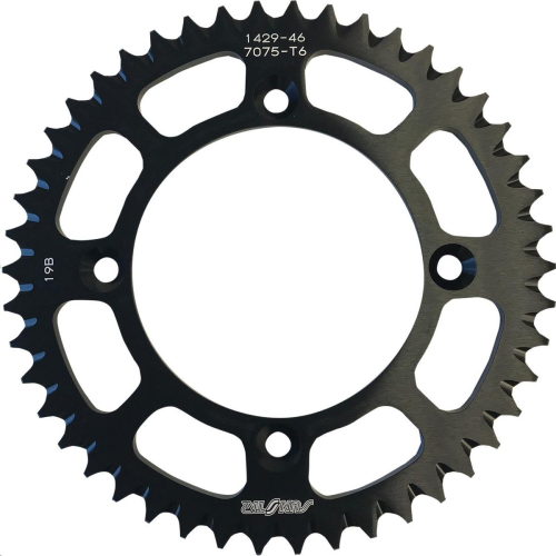 Sunstar - Sunstar Works Triplestar Aluminum Rear Sprocket - 46T - Black - 5-142946BK