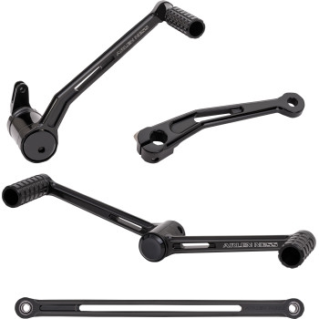 Arlen Ness - Arlen Ness SpeedLiner Foot Control Kit - Black Anodized - 420-100