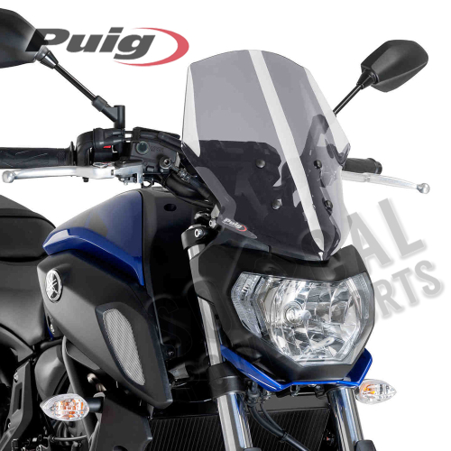 PUIG - PUIG Naked New Generation Touring Windscreen - Smoke - 9667H