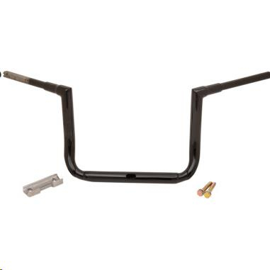 LA Choppers - LA Choppers 1-1/2in. Grande Twin Peaks Touring Handlebars - 12in. Rise - Gloss Black - LA-7365-12B