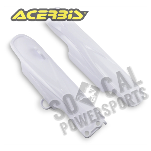 Acerbis - Acerbis Lower Fork Covers - White - 2742650002