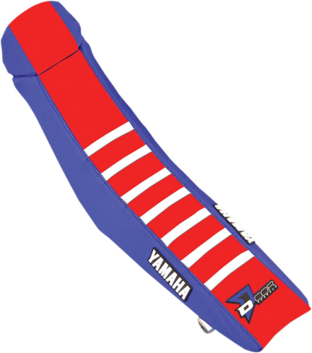 DCOR - DCOR Factory Reinforced Seat Cover - Blue/Red/White Ribs - 30-50-477