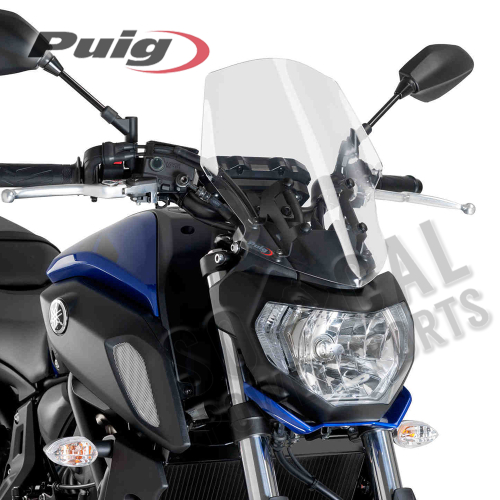 PUIG - PUIG Naked New Generation Touring Windscreen - Clear - 9667W