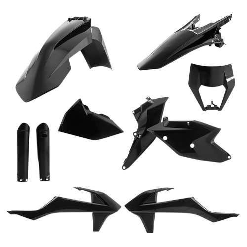 Acerbis - Acerbis Full Plastic Kit - Black - 2733420001
