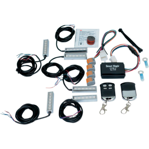 Custom Dynamics - Custom Dynamics Magical Wizard Standard Light Kit with Bluetooth Color Command 5 Remote Control - TMWZ06BM6