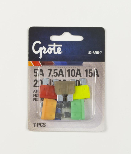 Grote - Grote ATC Blade Style Standard Fuses - 7 Piece Assortment - 82-ANR-7