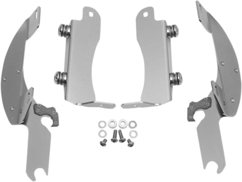 Memphis Shades - Memphis Shades Trigger-Lock Mount Kit for Batwing Fairing - Polished - MEK1935